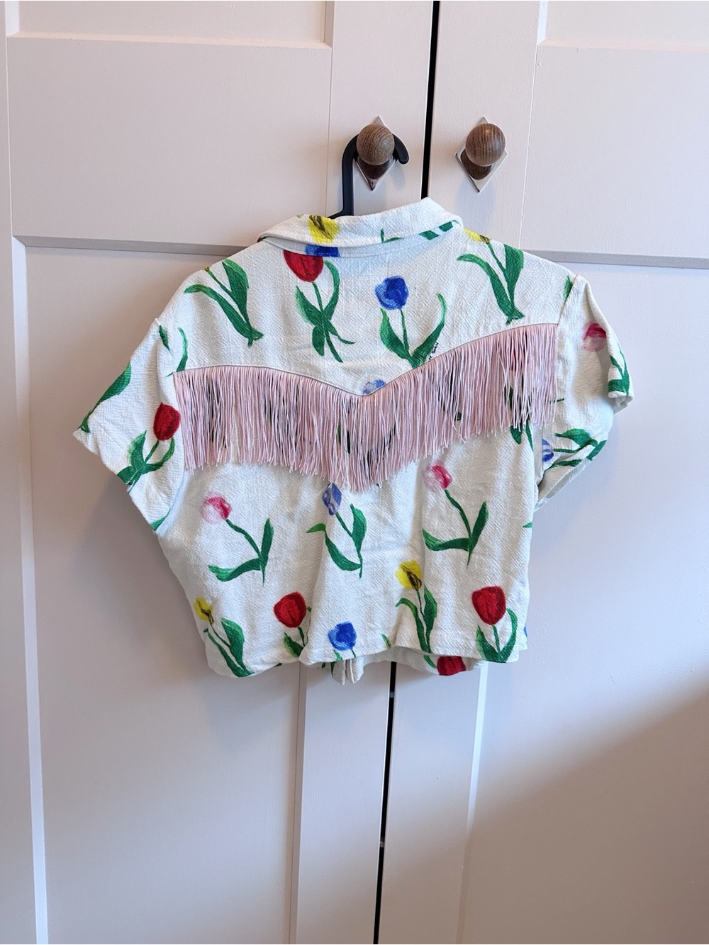 Fashion brand company fringe tulip blouse - Picture 2 of 4